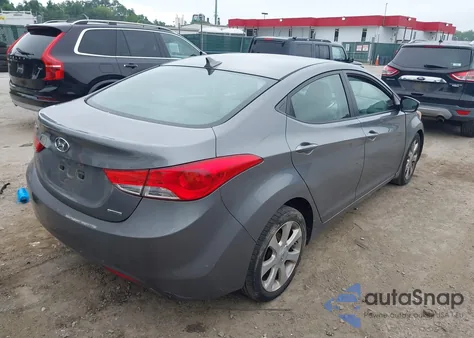 2011 Hyundai Elantra Limited z USA, uszkodzony, nr VIN 5NPDH4AE9BH075863